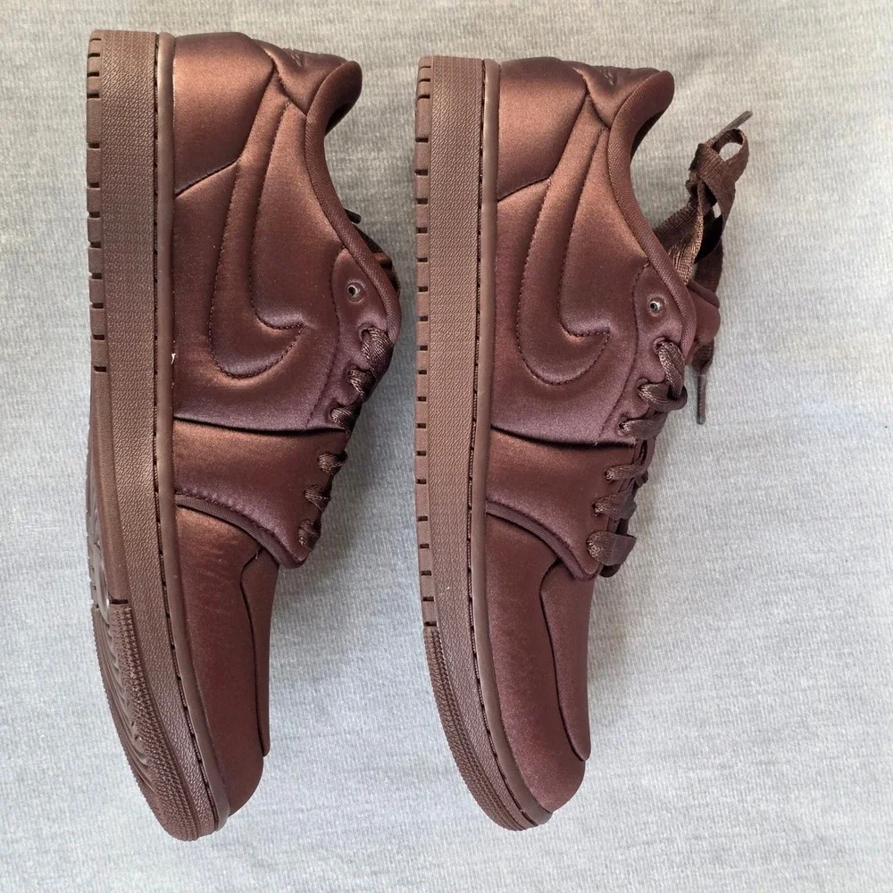 Nike Air Jordan 1 Low MM‎ Method of Make Satin Earth Brown HF3969-200 W 10.5 M9